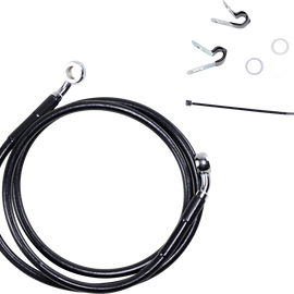 8" Brake Line - Front - Black Vinyl - 04-10 XL926