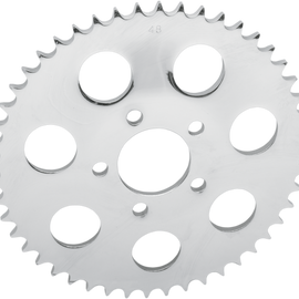 Rear Sprocket - Chrome - Dished - 51-Tooth