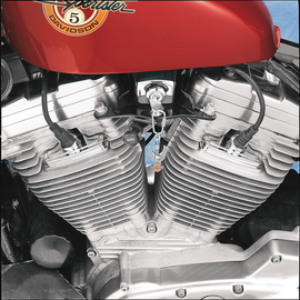 Head Bolt/Spark Plug Covers - Chrome - XL