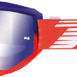 3450 Riot Goggles - Blue/Red - Mirror