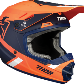 Youth Sector Helmet - Split - MIPS® - Orange/Navy - Small