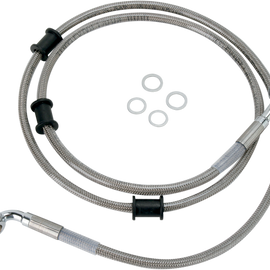 Front Brake Line FLST 08-10 Stainless Steel