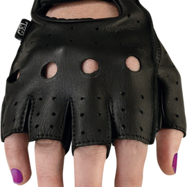 Women's 243 Half Gloves - Black - Large