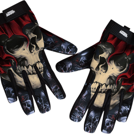 Reaper Gloves - Black/White - Medium