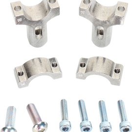 Handguard Clamp - Aluminum - Silver