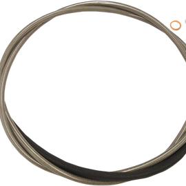 XR Stainless Hydraulic Clutch Line - Stainless - +4" - FLS '17/FLRT '17+