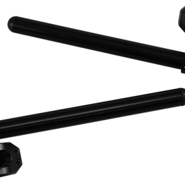 Black 50 mm Halo Riser Clip-On Handlebars