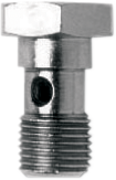 Banjo Bolt - 7/16"-24 - Single - Chrome