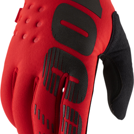 Brisker Gloves- Red - Large