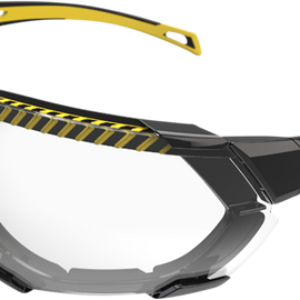 FF4 Sunglasses - Foam - Black/Yellow - Clear