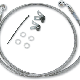 6" Brake Line - Front - Stainless Steel - 99-07FXST