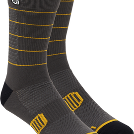 Advocate Socks - Charcoal/Mustard - Small/Medium