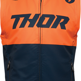 Warmup Vest - Midnight/Orange - XL