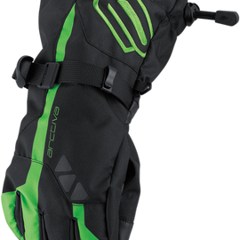 Pivot Gloves - Black/Green - Small