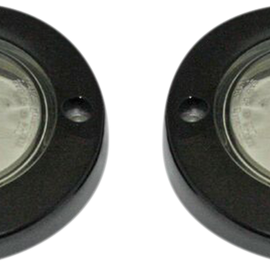 ProBEAM® Flat Bezel Turn Signal Adapters - Black/Smoke