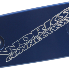 Blue Billet Brake Cover