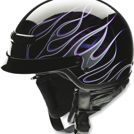 Nomad Helmet - Hellfire - Black/Purple - 2XS