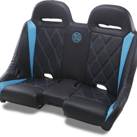 Extreme Bench Seat - Big Diamond - Black/Titanium Blue