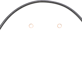 Brake Line - Front - 3/8" - 35° - 25" - KARBONFIBR