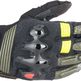 Halo Gloves - Black/Yellow - Large