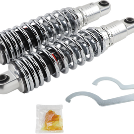 Premium Ride-Height Adjustable Shocks - Chrome - Standard - 13"9794