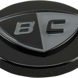 Low Profile Gas Cap - Black with Logo