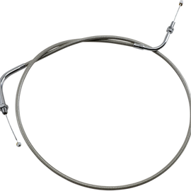 Throttle Cable - Push - Yamaha - Stainless Steel