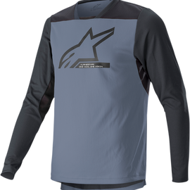 Drop 6.0 V2 Long-Sleeve Jersey - Black/Gray - Small