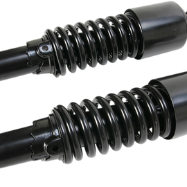 Custom Shorty Shocks with Shroud - Black Body/Black Spring Finish - Clevis Lowering