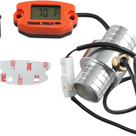 Universal Temperature Meter - Surface Mount - Orange - 25 mm