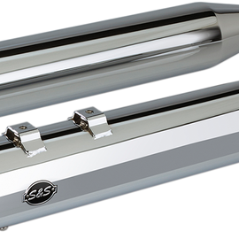 Slash Cut Mufflers - Chrome