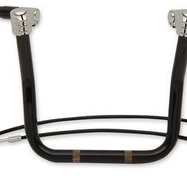 Black/Chrome Klip Hanger Handlebar