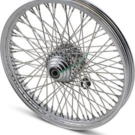 Front Wheel - 80 Spoke - Single Disc/No ABS - Chrome - 21"x2.15"