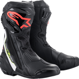 Supertech Boots - Black/Red - US 8 EU 42