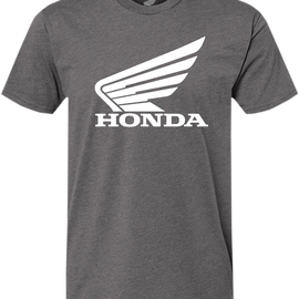 Honda Wing T-Shirt - Heather/White - Large