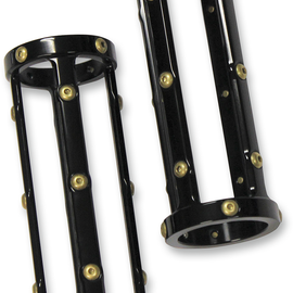 Bomber Series Fork Slider Covers - Black Anodized