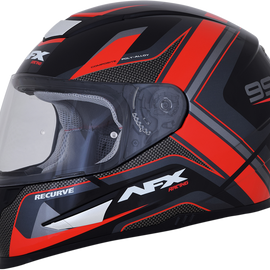 FX-99 Helmet - Recurve - Black/Red - Small