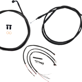 Midnight Cable Kit for 18" - 20" Ape Hanger Handlebars810