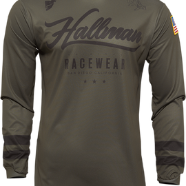 Hallman Hopetown Jersey - Army/Black - Small