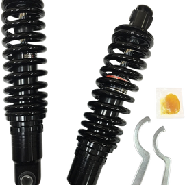 Premium Ride-Height Adjustable Shocks - Black - Heavy Duty - 12"