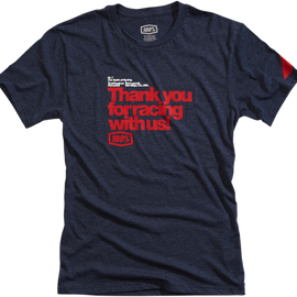 Thanks T-Shirt - Heather Blue - Large