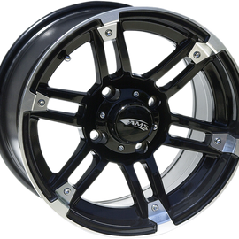 Wheel - Front/Rear - Machined Black - 15x7 - 4/137 - 5+2