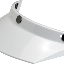 Moto 3-Snap Visor - White